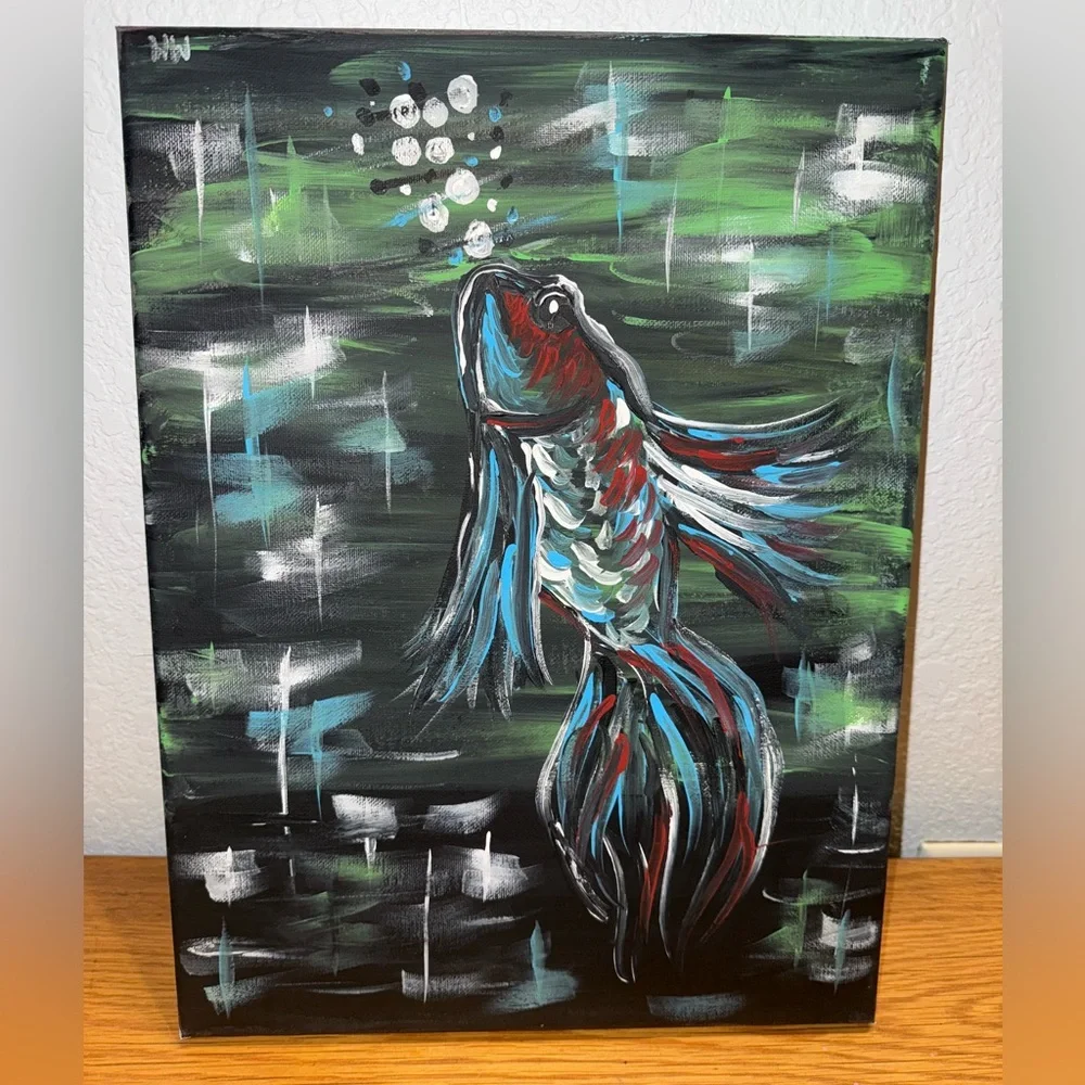 Colorful Fish Art Canvas